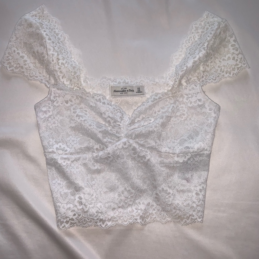 Abercrombie and Fitch  lace crop top